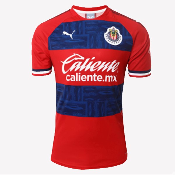 Tailandia Camiseta CD Guadalajara Replica Primera Ropa Mujer 2019/20 Rojo Azul